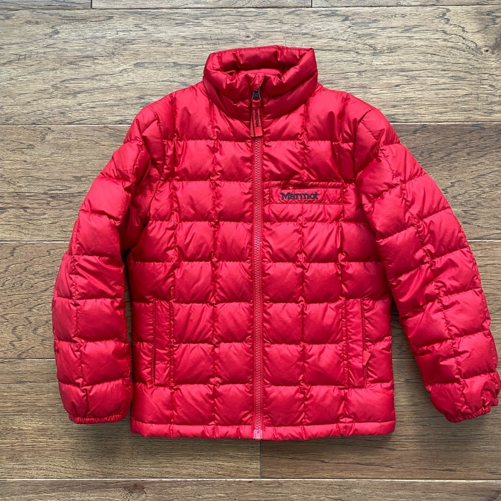 Marmot Kids Red Puffer Jacket